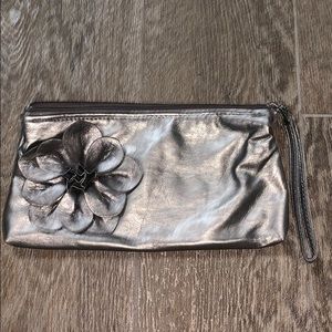 New Sephora Flower Makeup Clutch Purse Bag